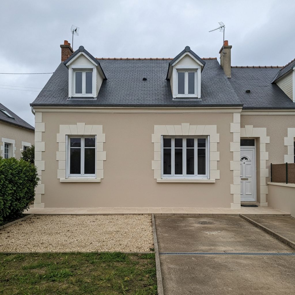 Ravalement de facade maison Ile-de-France