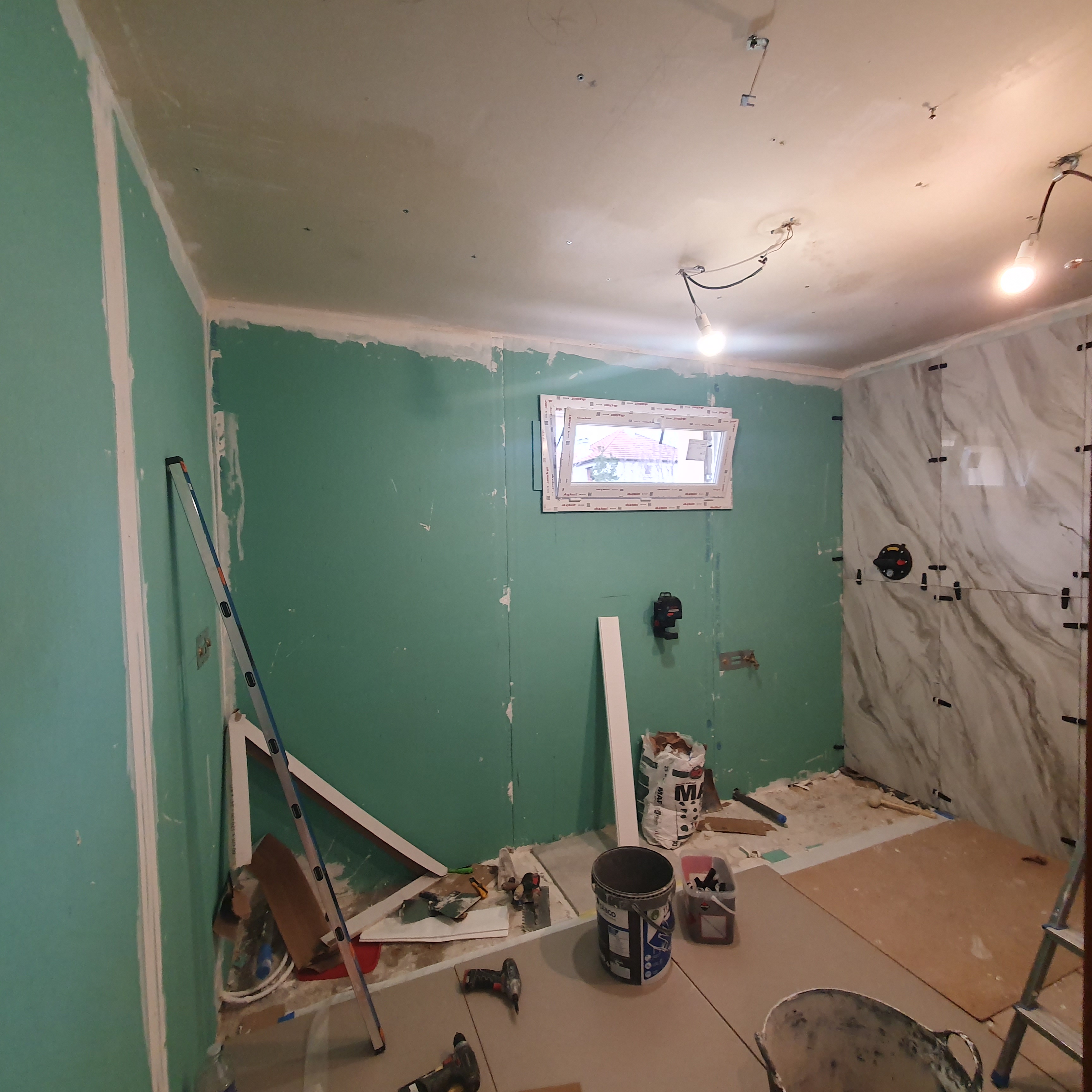 Photo pendant les travaux